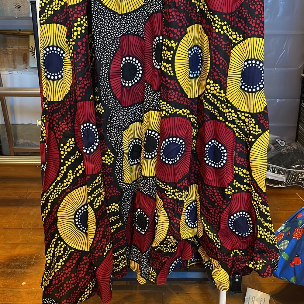 Basin Riche Red &Yellow Poppy Dress - Picture 3 of 10